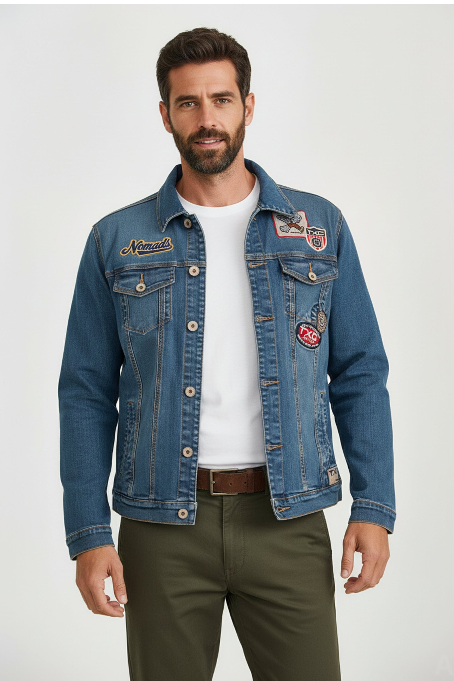 CUSTOM EMBROIDERED TRUCKER JACKET 7364